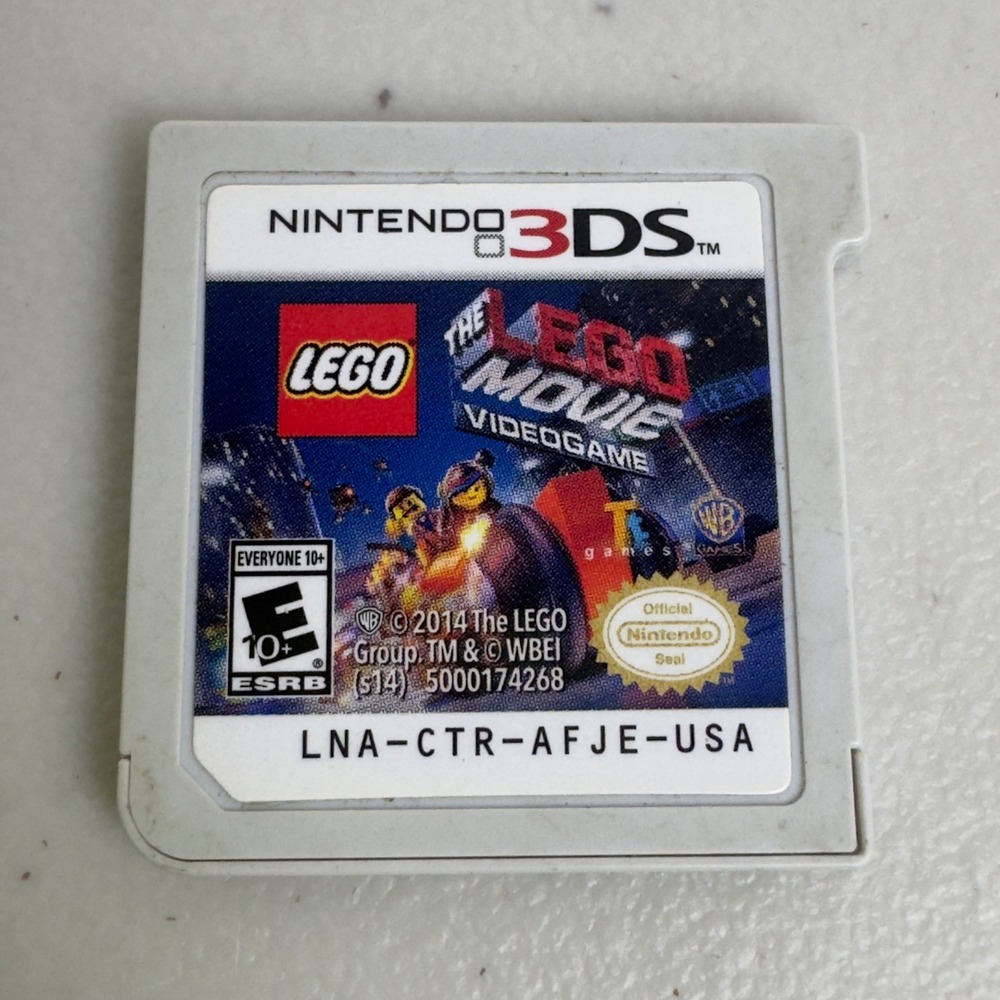 LEGO Movie Videogame Nintendo 3DS Game Cartridge LNA-CTR-AFJE-USA Tested Working
